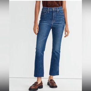 Madewell Cali Demi Boot jeans in Smithley wash size 31 EUC